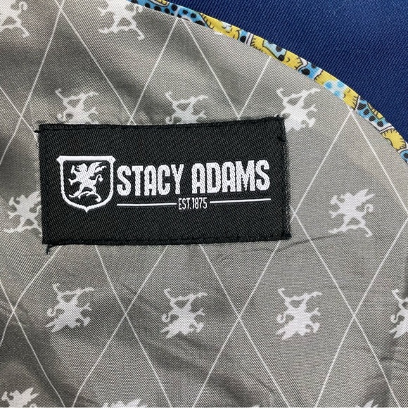 Stacy Adams Navy Blue Men’s Coat Blazer Suit Size 62L - Picture 12 of 14